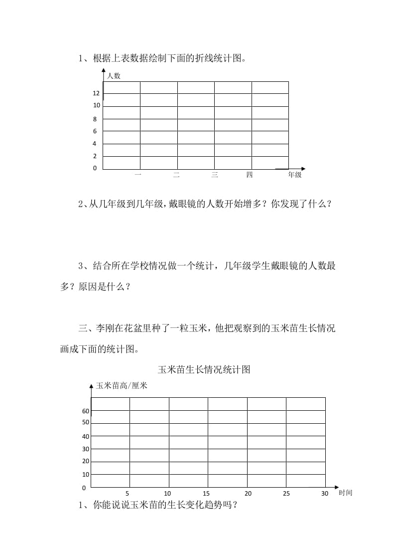 图片[2]-四年级数学下册6.3栽蒜苗（二）-米大兔试卷网