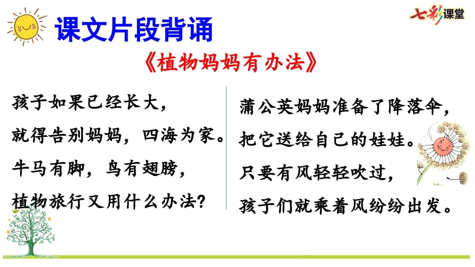 图片[2]-二年级语文上册专项6：积累背诵复习课件（部编）-米大兔试卷网