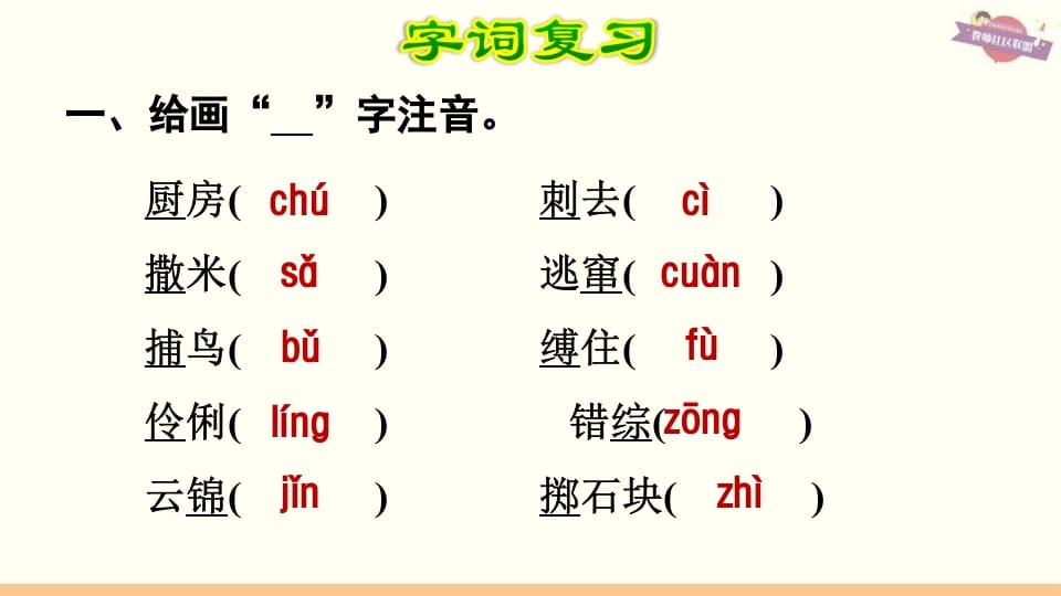 图片[2]-六年级语文上册第8单元复习（部编版）-米大兔试卷网