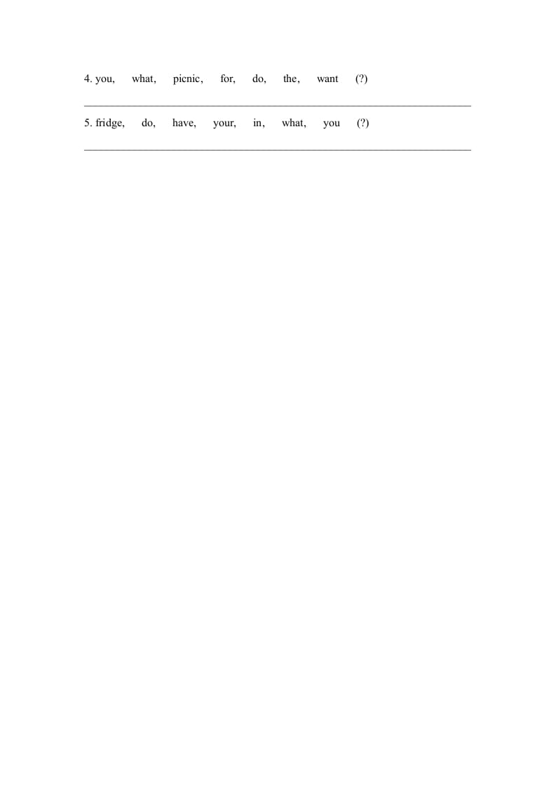 图片[2]-三年级英语上册Unit3_Lesson2课时训练（人教版一起点）-米大兔试卷网