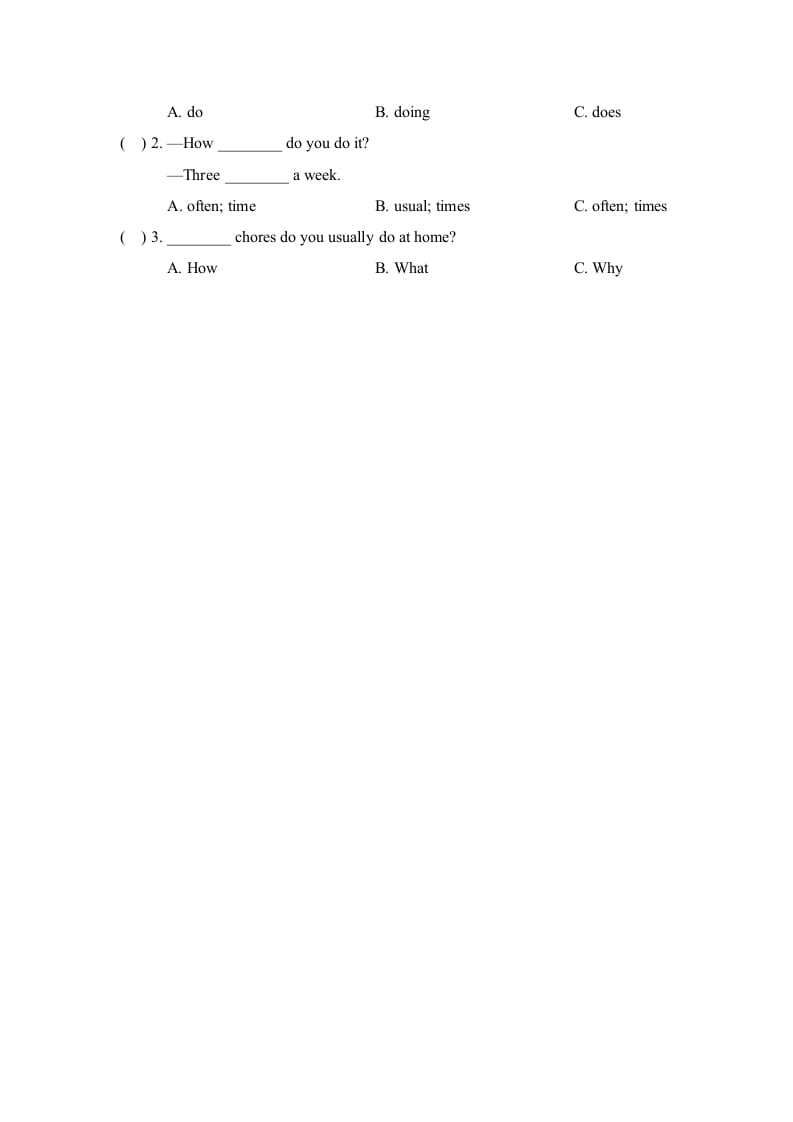 图片[2]-五年级英语上册Unit6_Lesson1课时训练（人教版一起点）-米大兔试卷网