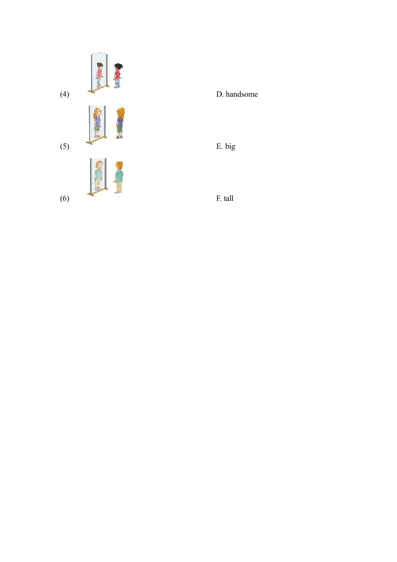 图片[2]-二年级英语上册Unit3_Lesson2课时训练（人教版一起点）-米大兔试卷网