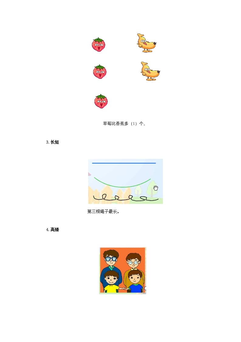 图片[2]-一年级数学上册知识点归纳（人教版）-米大兔试卷网