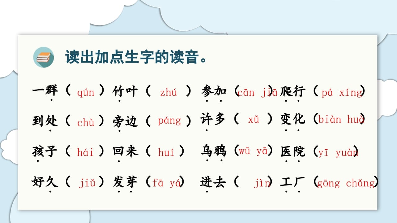 图片[3]-一年级语文上册（复习课件）第八单元（部编版）-米大兔试卷网