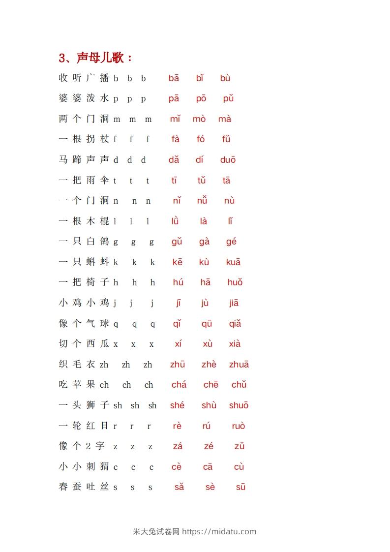 图片[2]-幼小衔接拼音一本通PDF(3)-米大兔试卷网