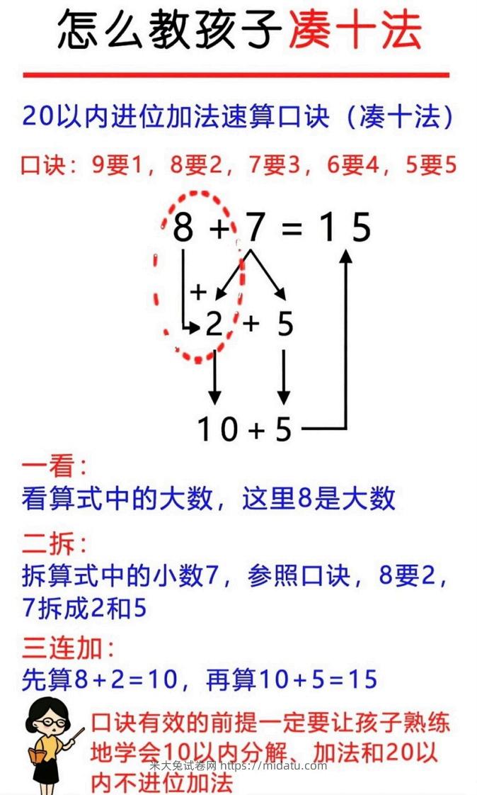 幼升小破十凑十平十-米大兔试卷网