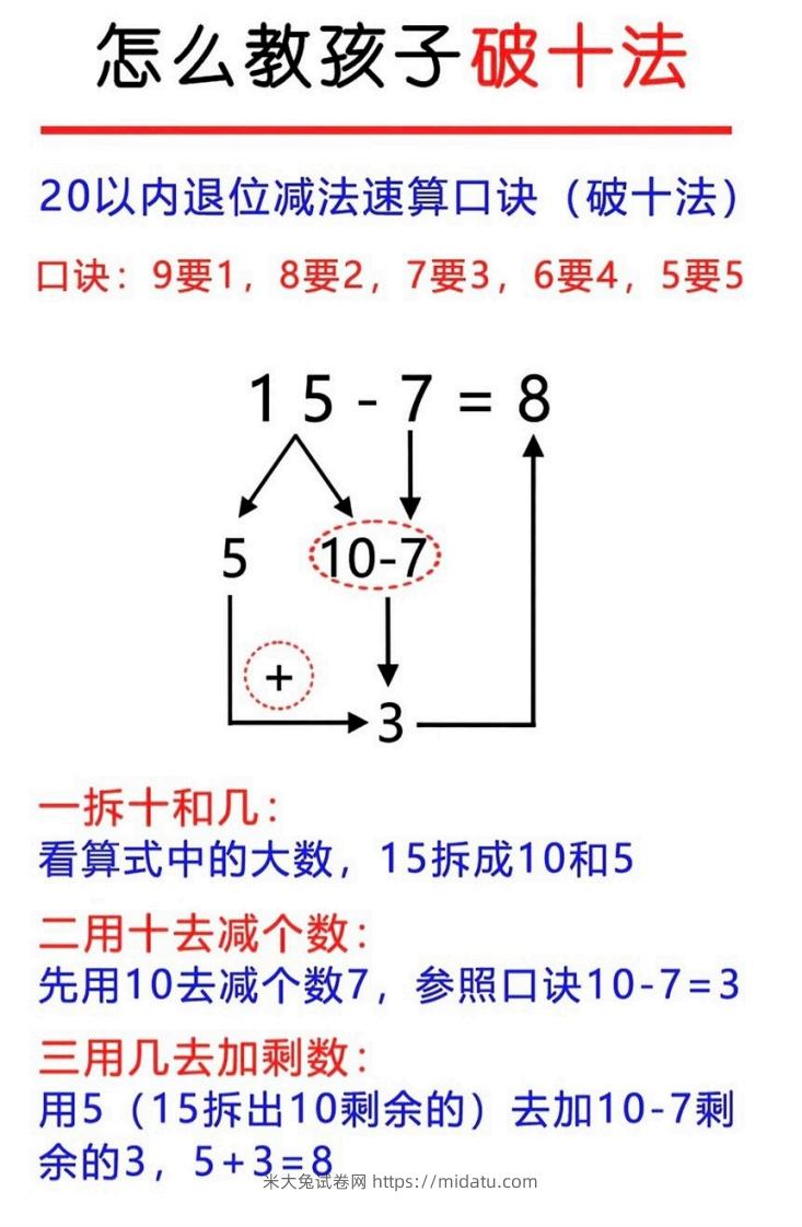 图片[3]-幼升小破十凑十平十-米大兔试卷网